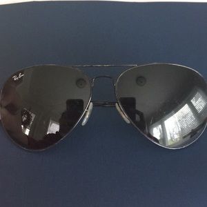 All black Ray Ban’s